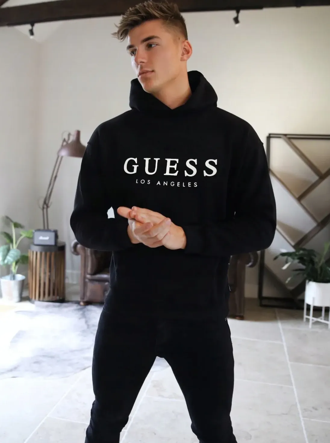 Bluza Męska Guess Los Angeles Czarna