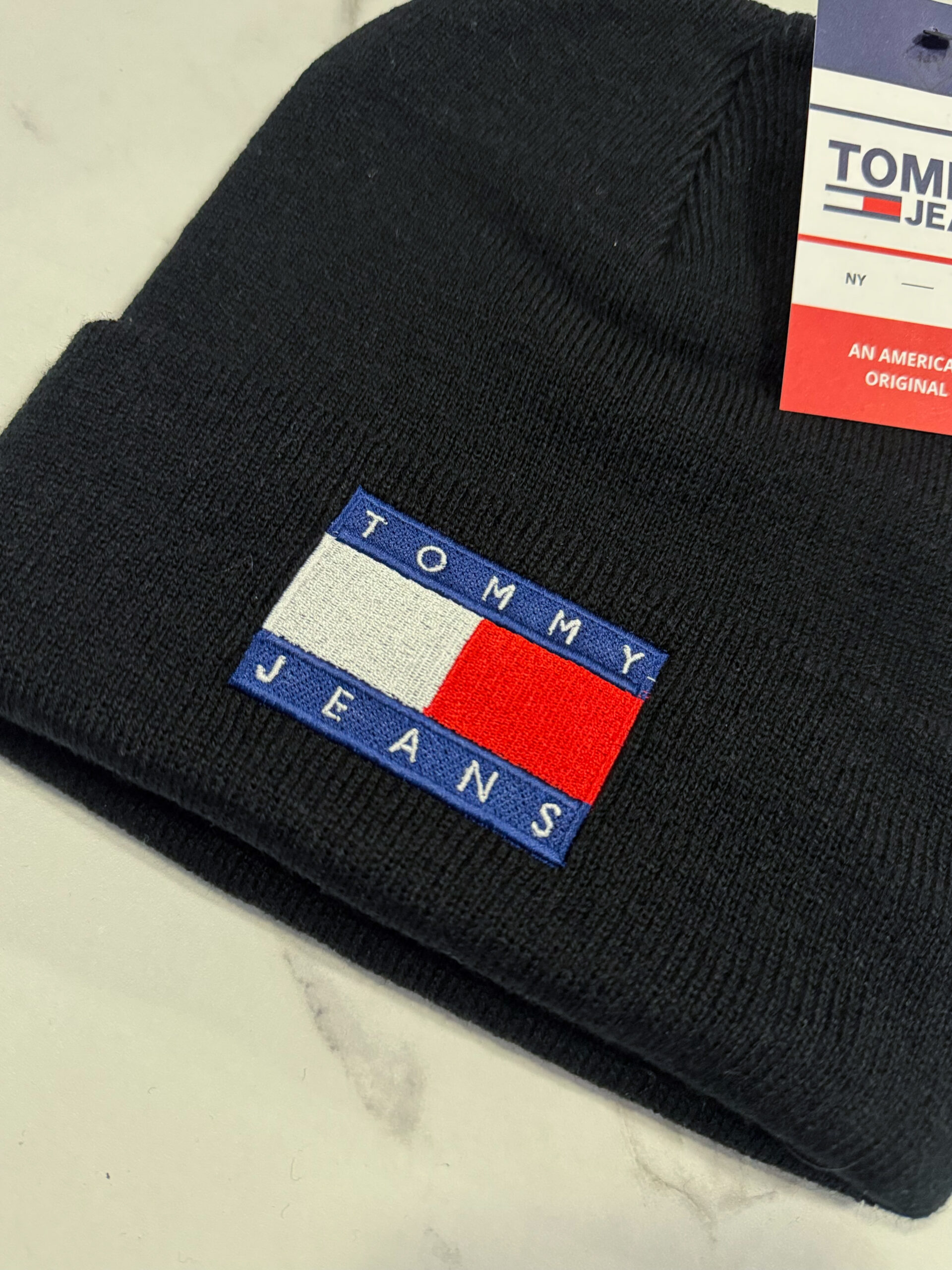 Czapka Tommy Jeans UNISEX Czarna - obrazek 3