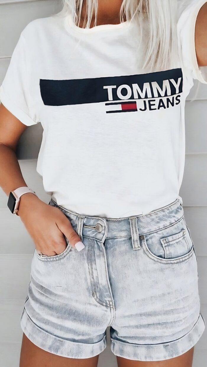 koszulka damska tommy jeans,tshirt damski tommy,t shirt tommy damski