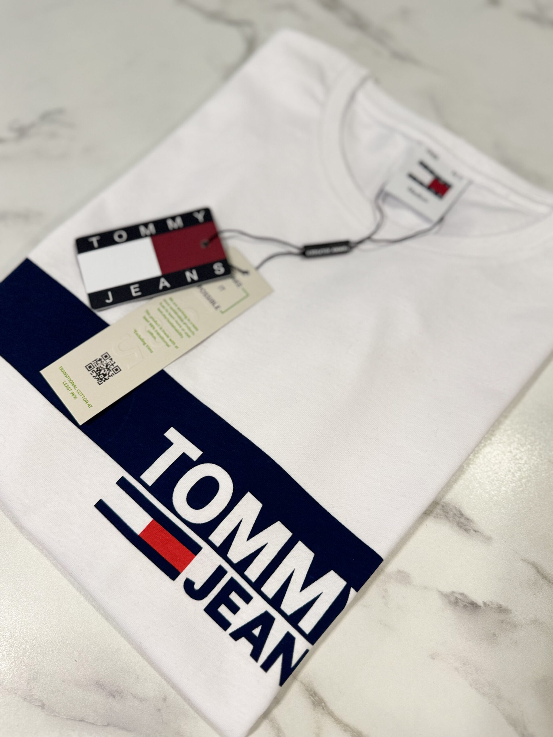 Koszulka Damska Tommy Jeans Biała - obrazek 4