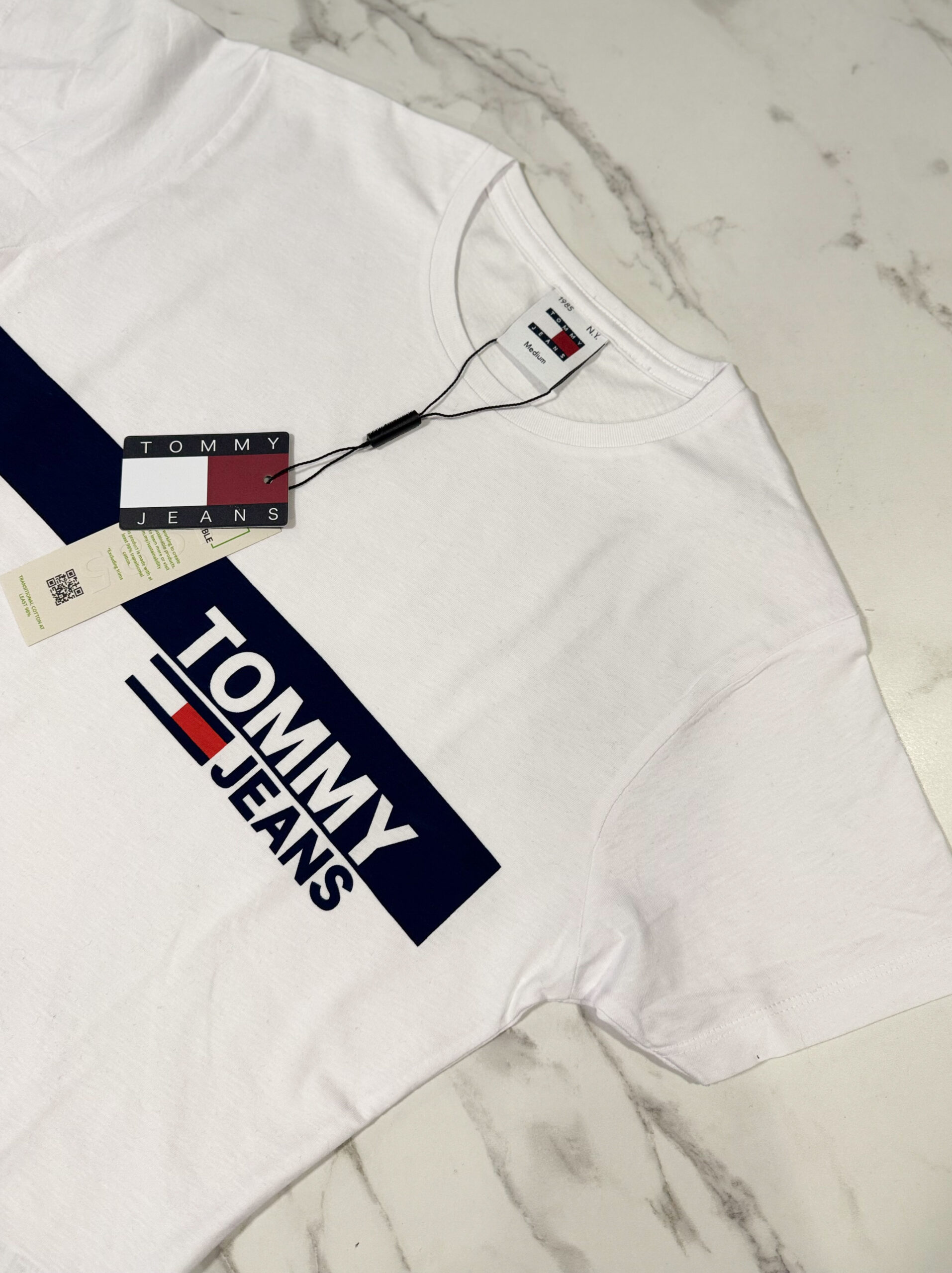 Koszulka Damska Tommy Jeans Biała - obrazek 5