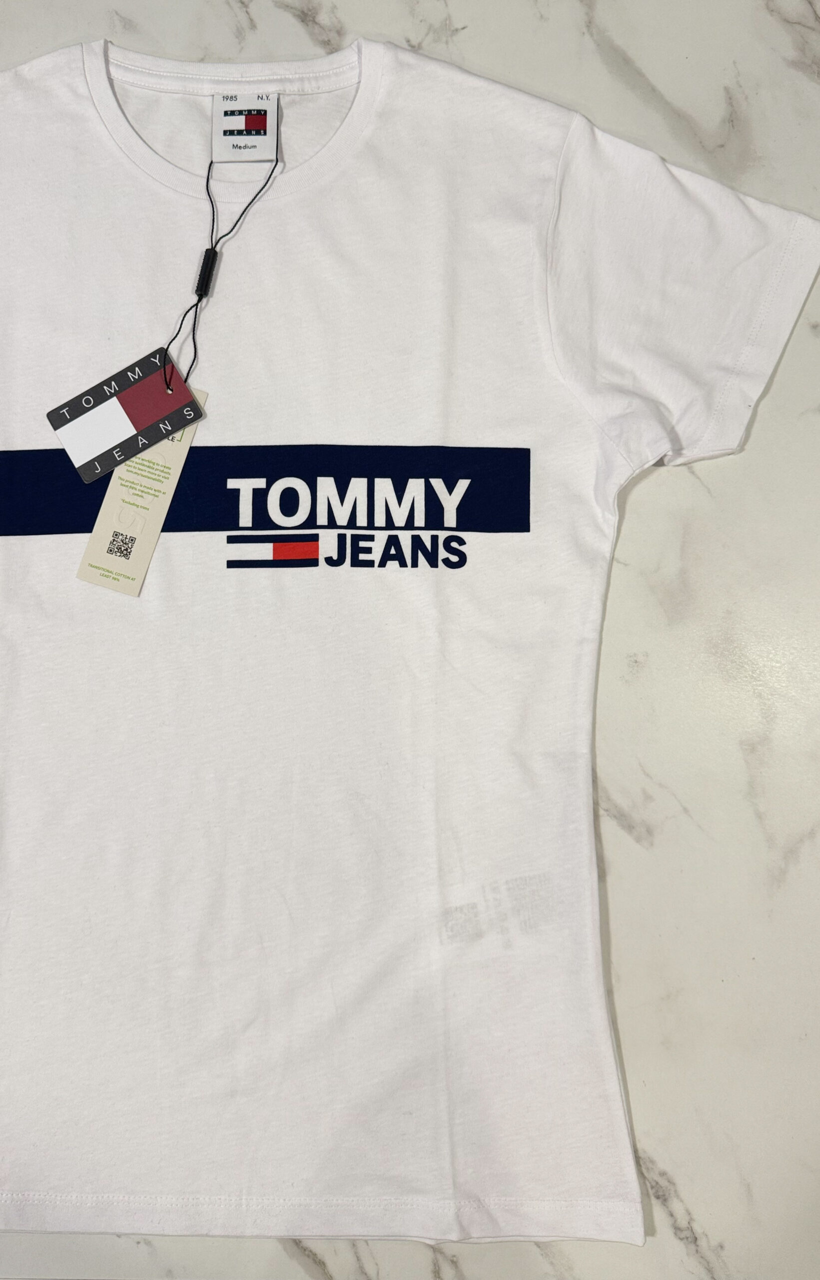 Koszulka Damska Tommy Jeans Biała - obrazek 6