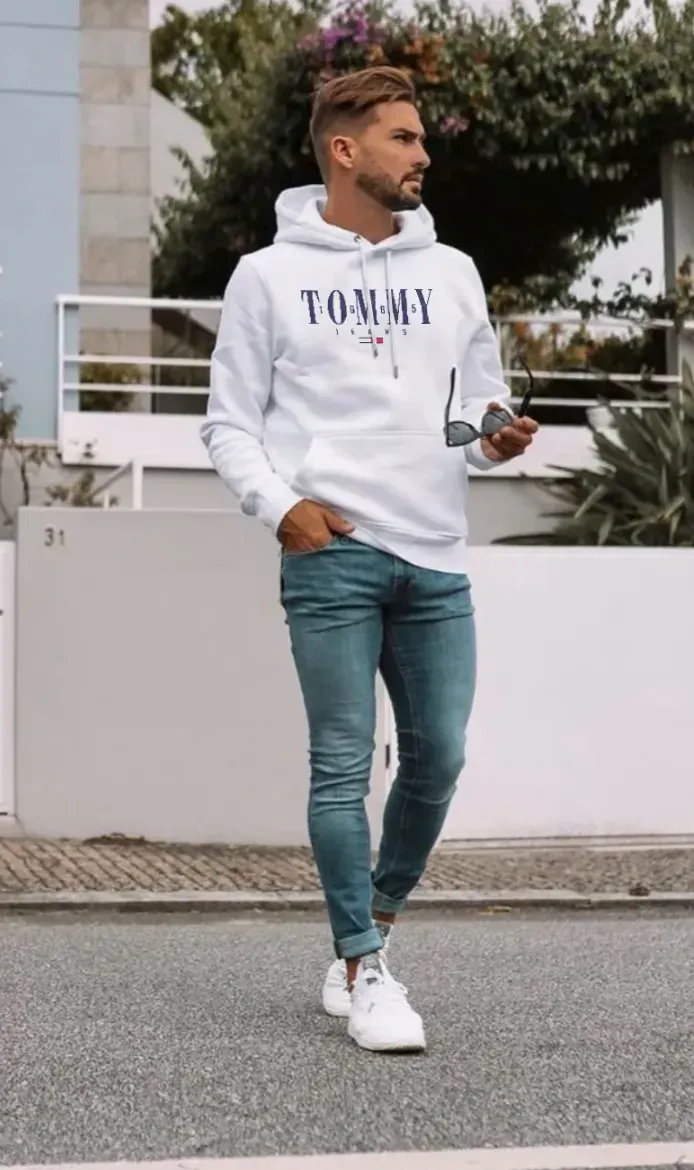 Bluza Męska Tommy Jeans biała