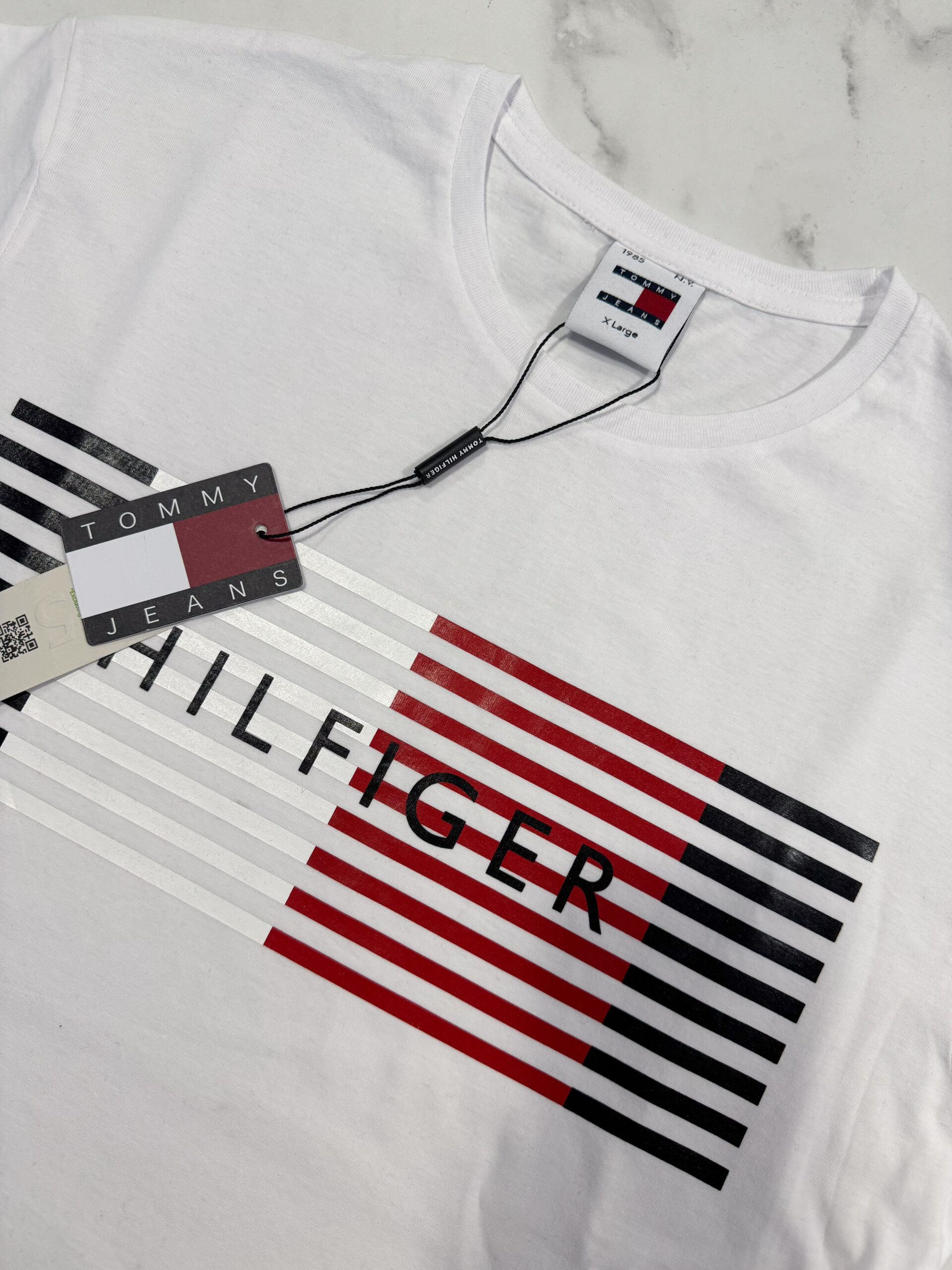 Koszulka Damska Tommy Hilfiger Biała - obrazek 5