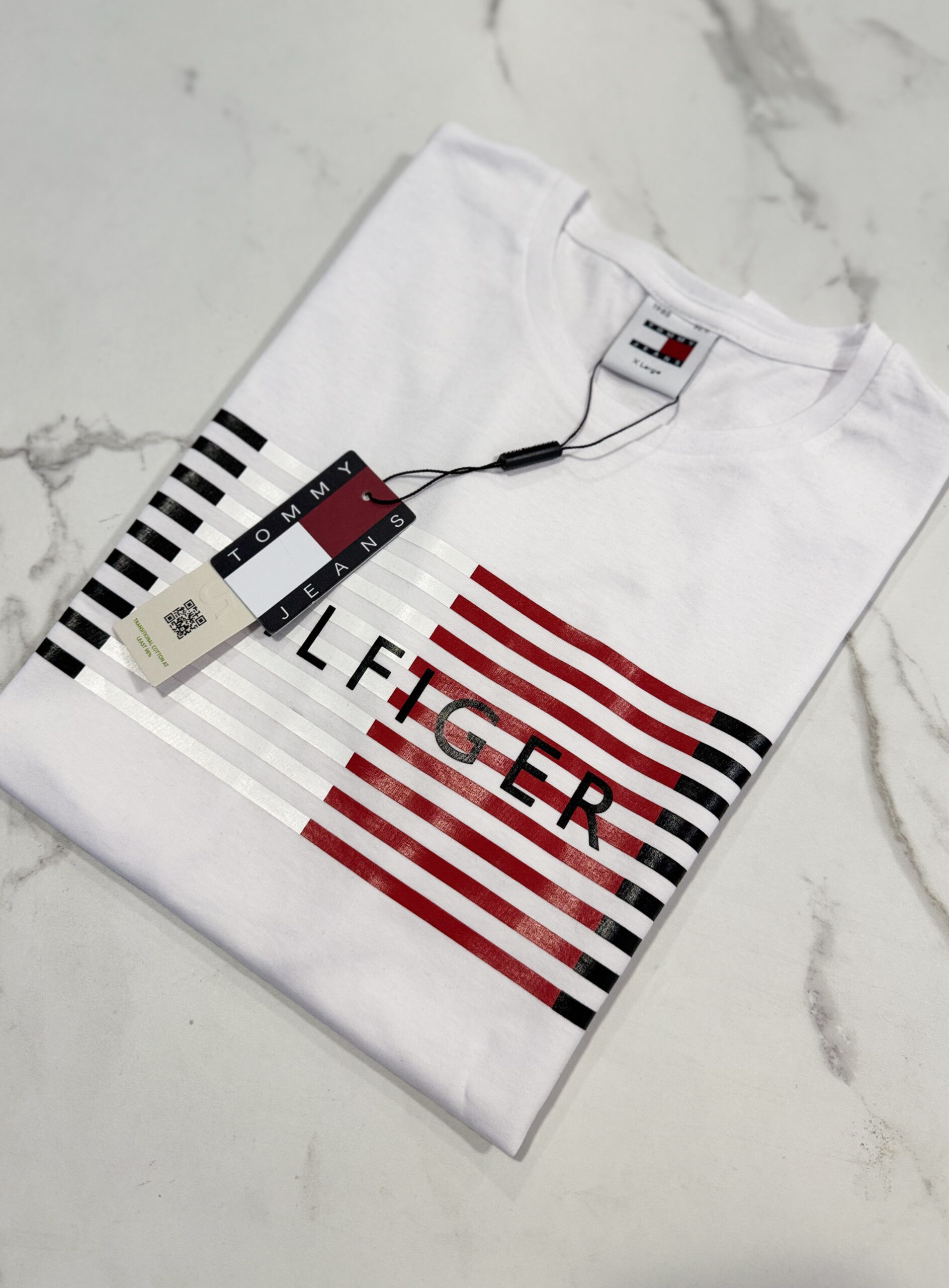 Koszulka Damska Tommy Hilfiger Biała - obrazek 3