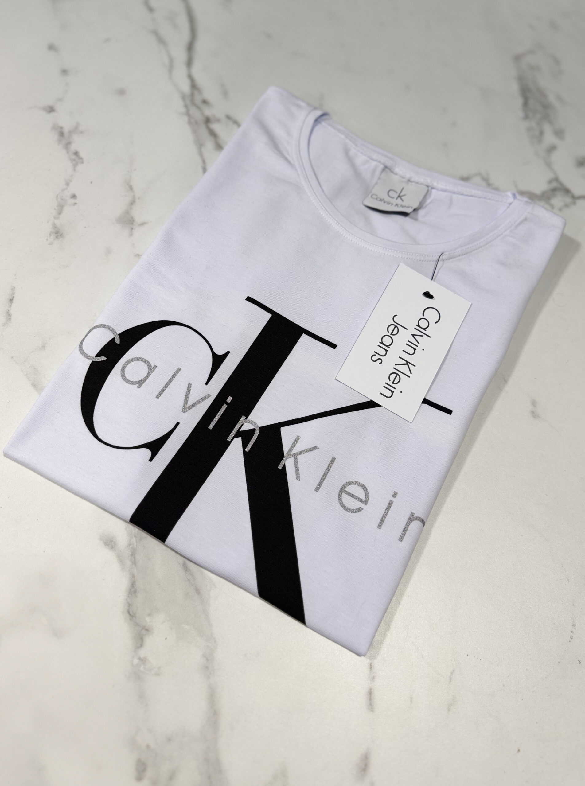 Sukienka Damska Calvin Klein Biała - obrazek 2