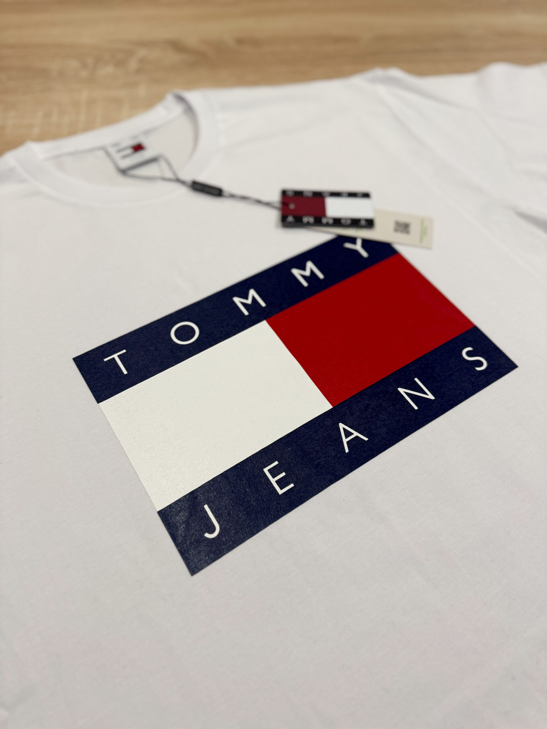 Koszulka Męska Tommy Jeans Biała - obrazek 3