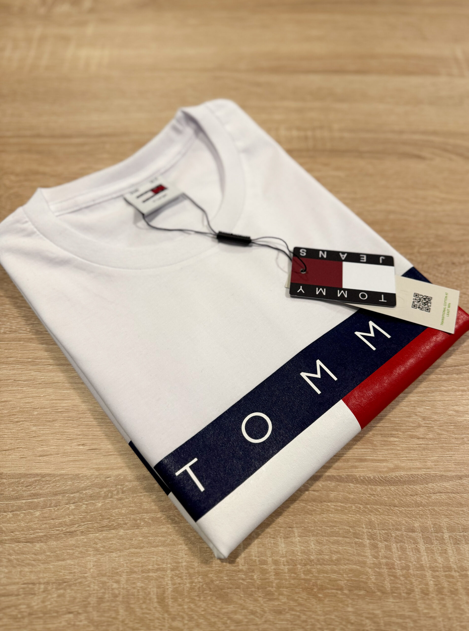Koszulka Męska Tommy Jeans Biała - obrazek 2