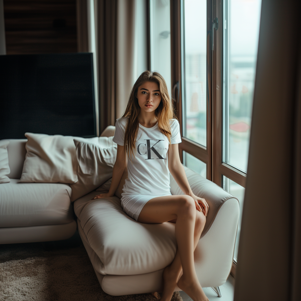 Sukienka Damska Calvin Klein Biała