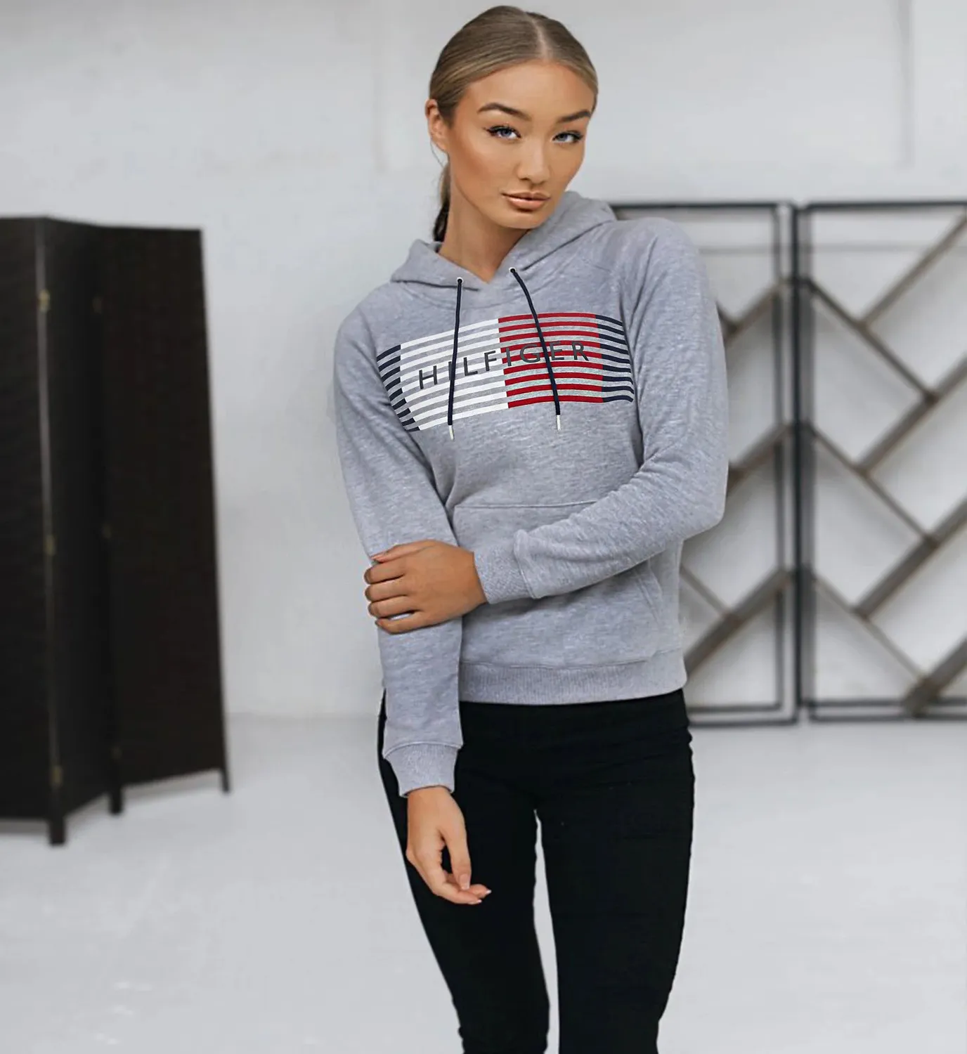 Bluza Damska Tommy Hilfiger Szara