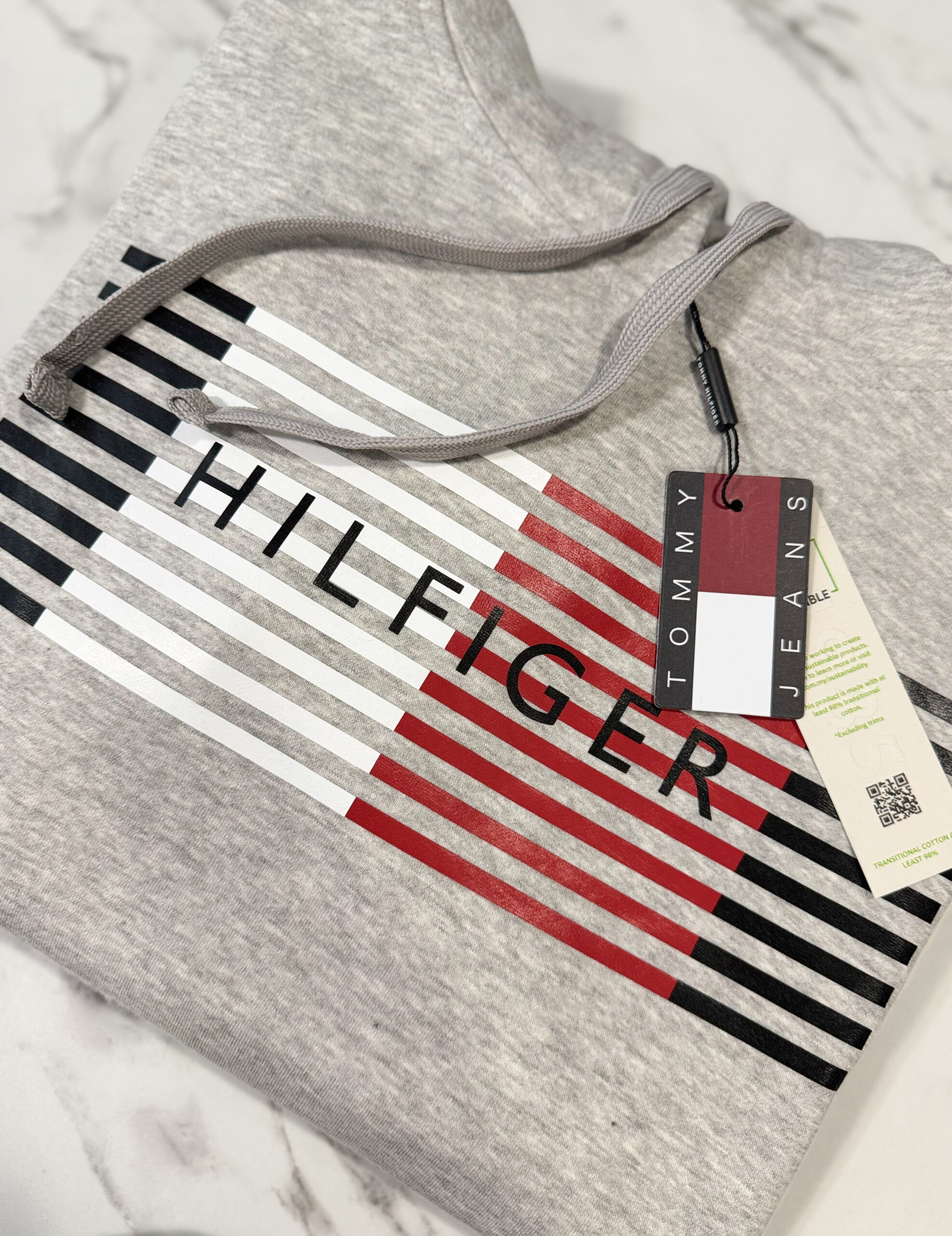 Bluza Męska Tommy Hilfiger Szara - obrazek 4