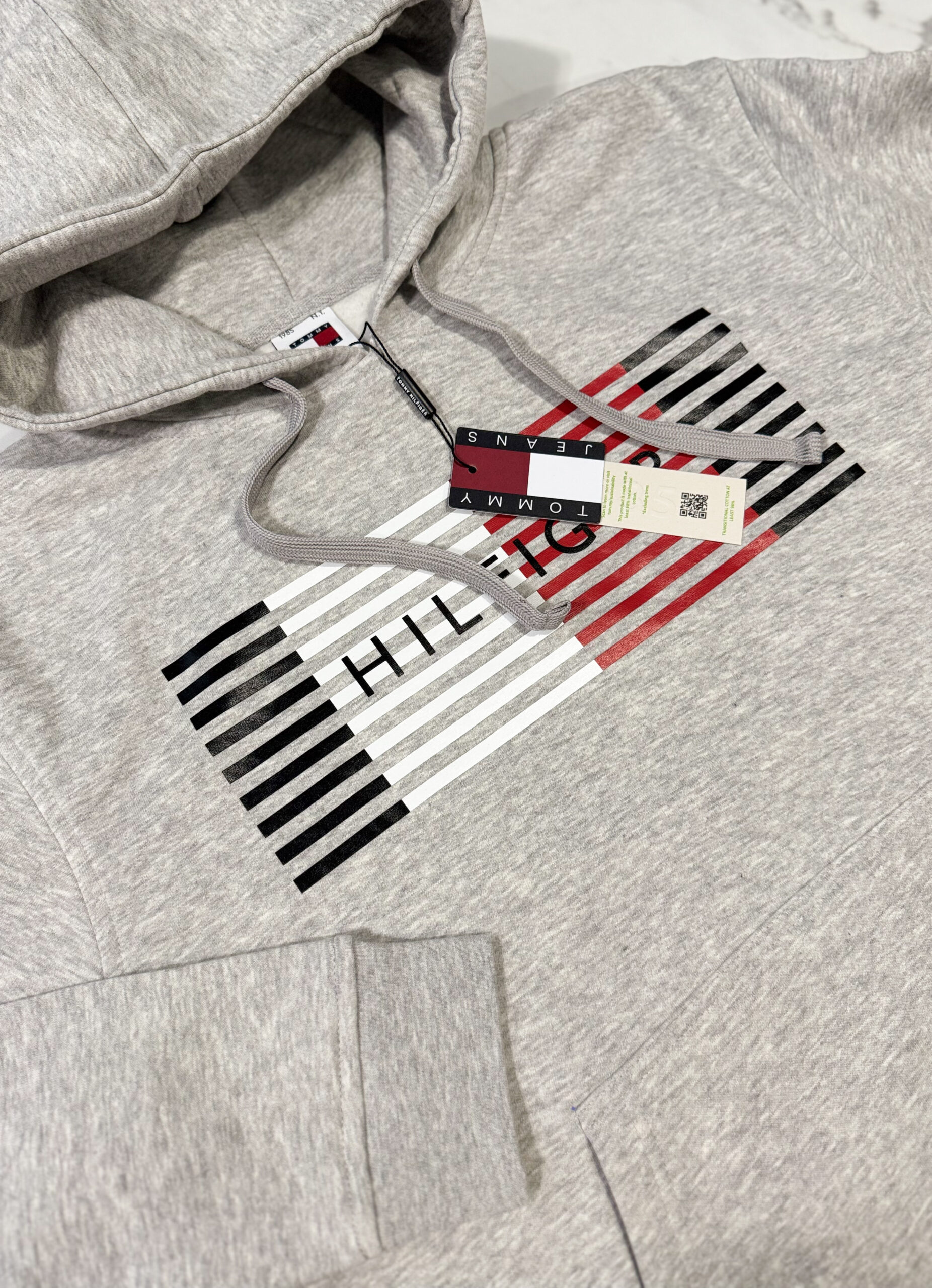 Bluza Męska Tommy Hilfiger Szara - obrazek 3