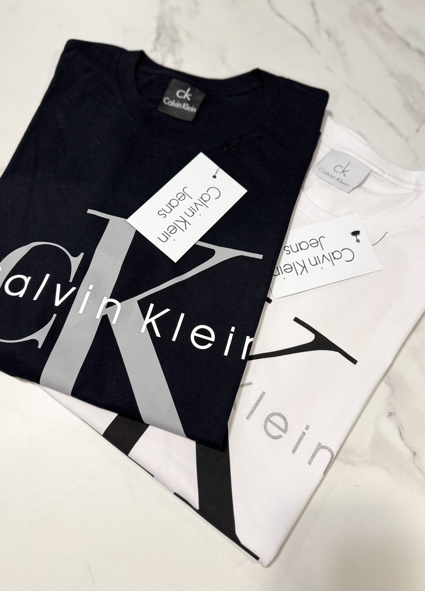 Koszulka Calvin Klein Męska Biała - obrazek 6