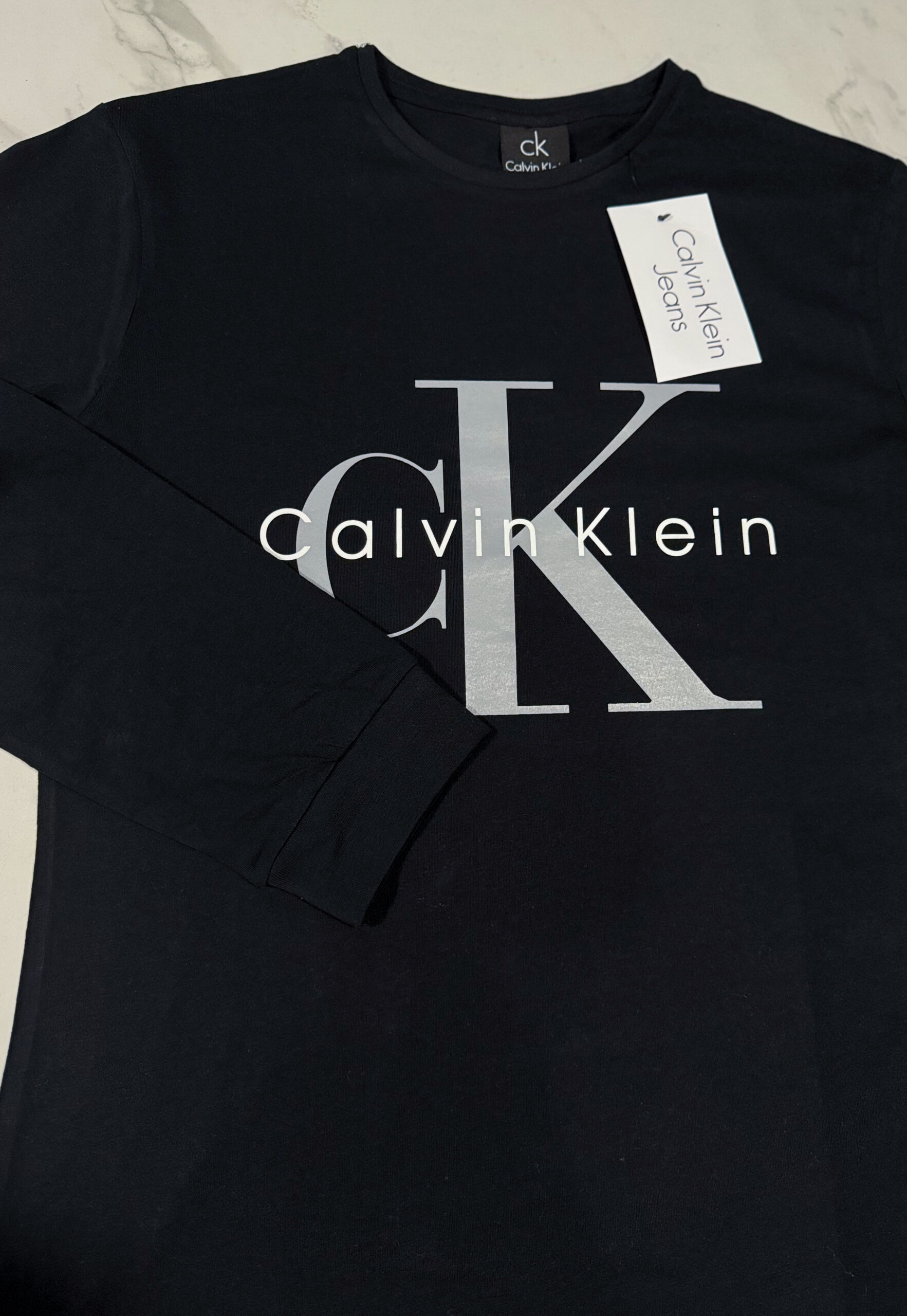 Koszulka Damska Calvin Klein Z Długim Rękawem Longsleeve - obrazek 5