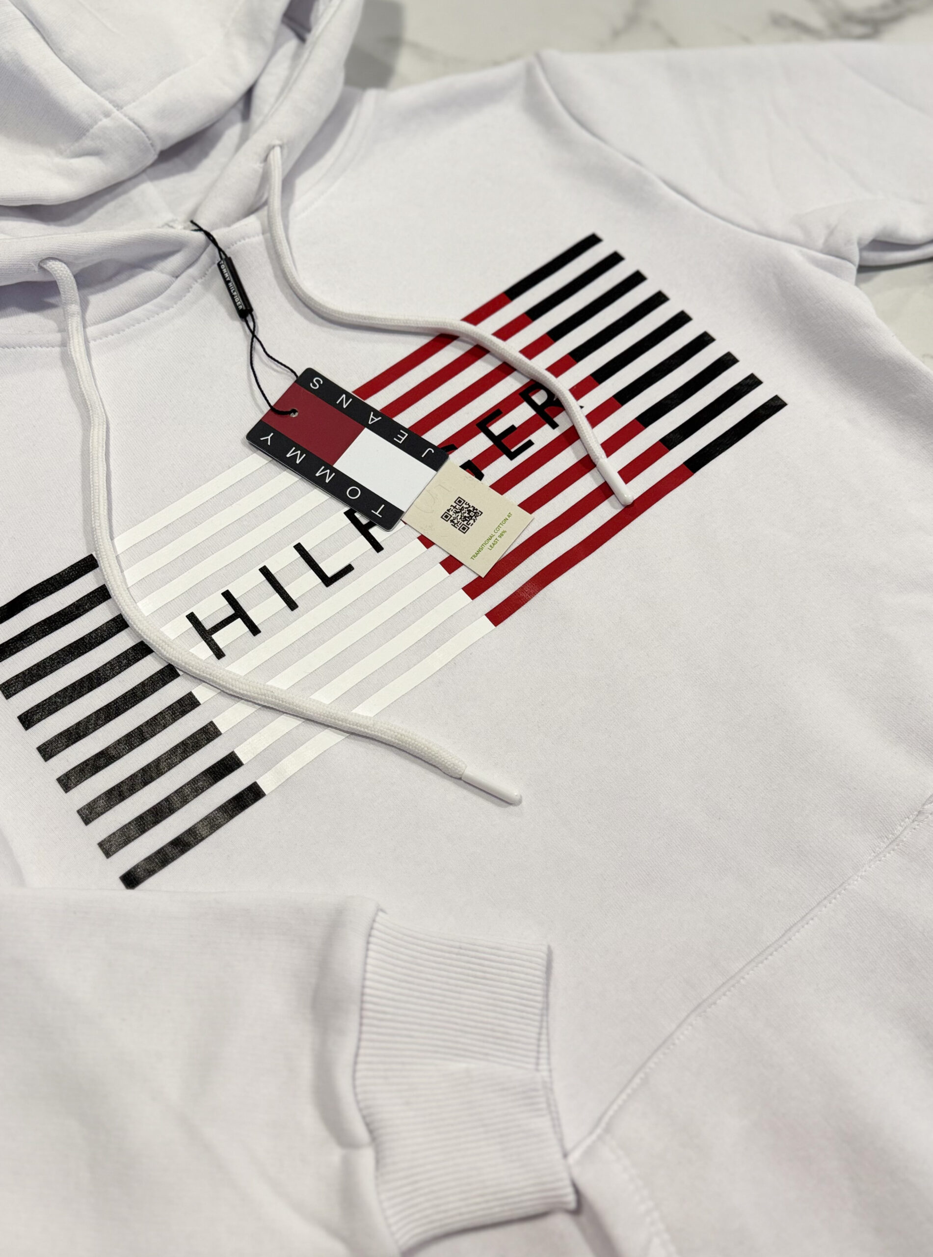 Bluza Damska Tommy Hilfiger Biała - obrazek 4