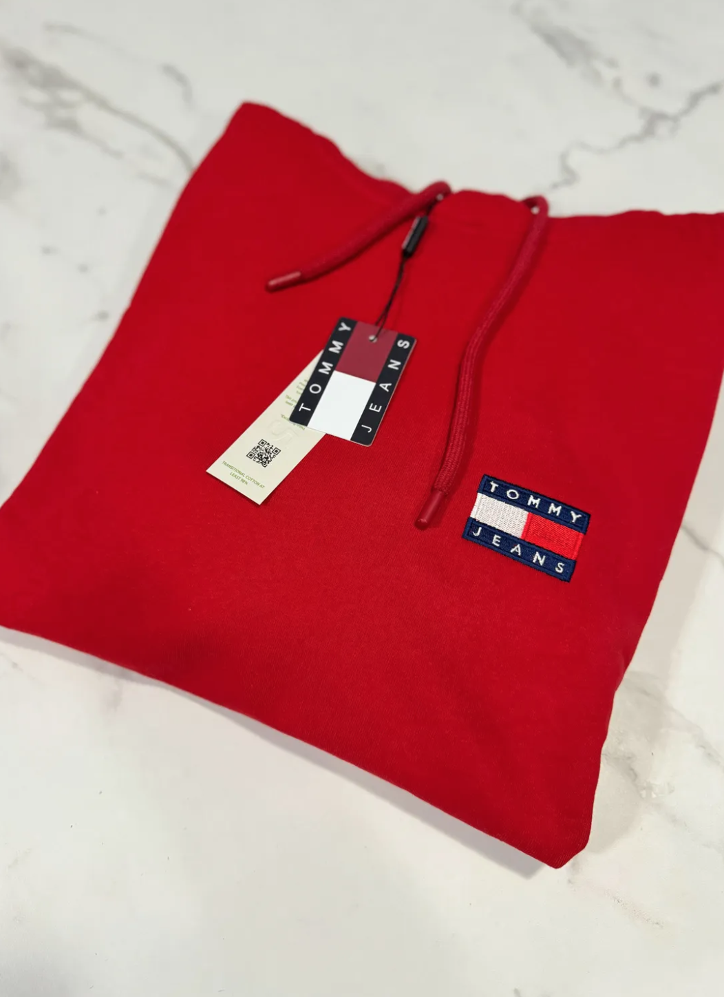 Bluza Damska Tommy Jeans czerwona - obrazek 2