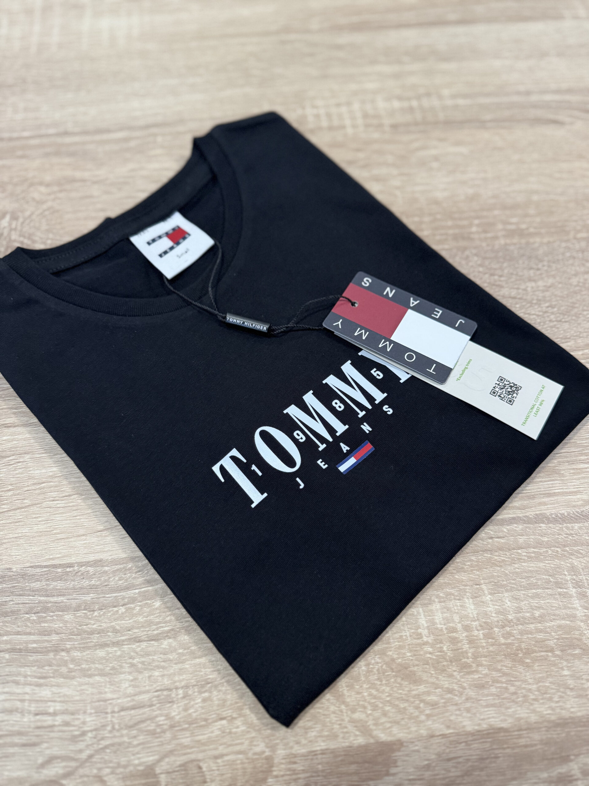 Koszulka Damska Tommy Jeans Czarna - obrazek 5