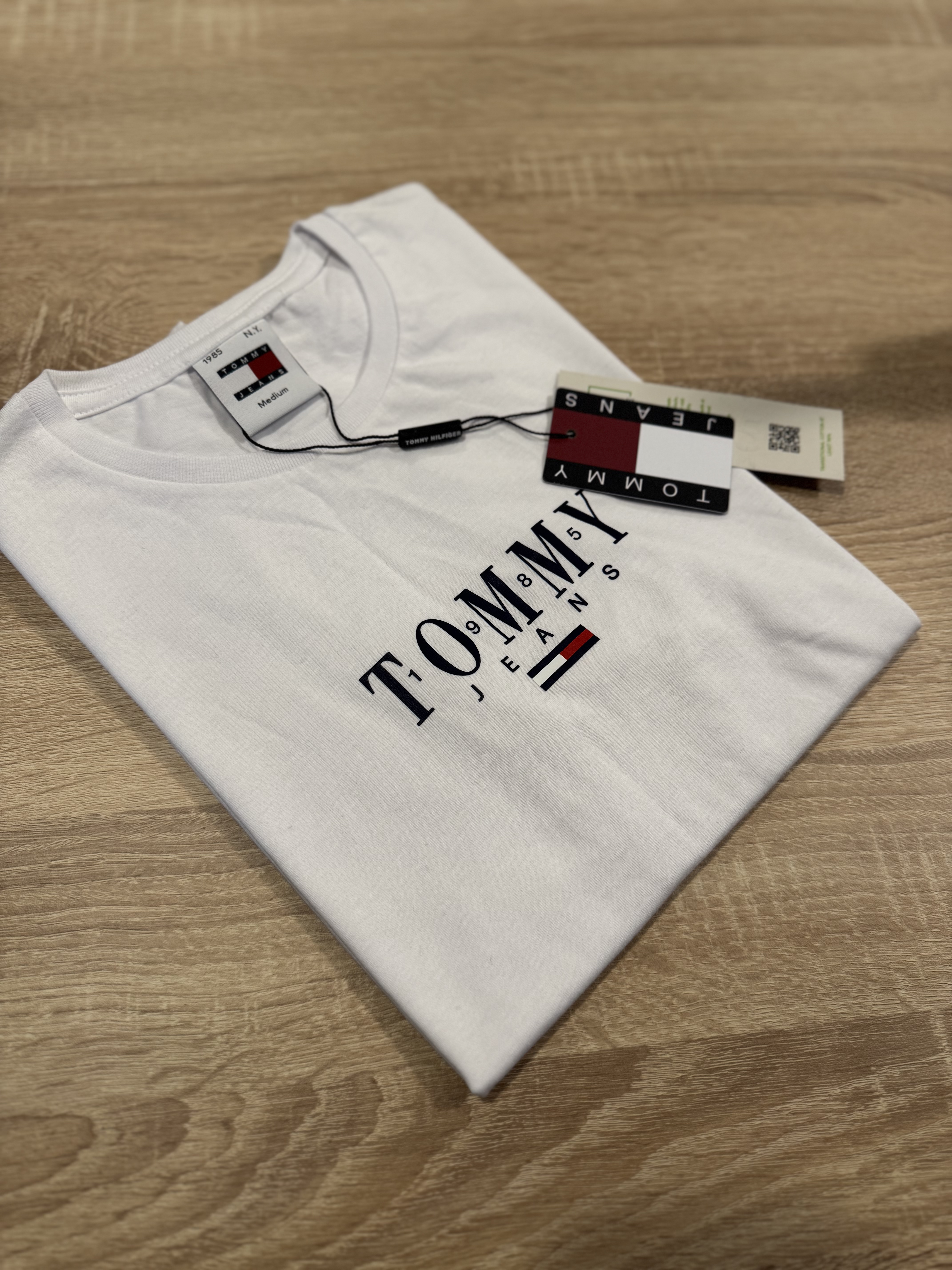 Koszulka Damska Tommy Jeans Biała - obrazek 2