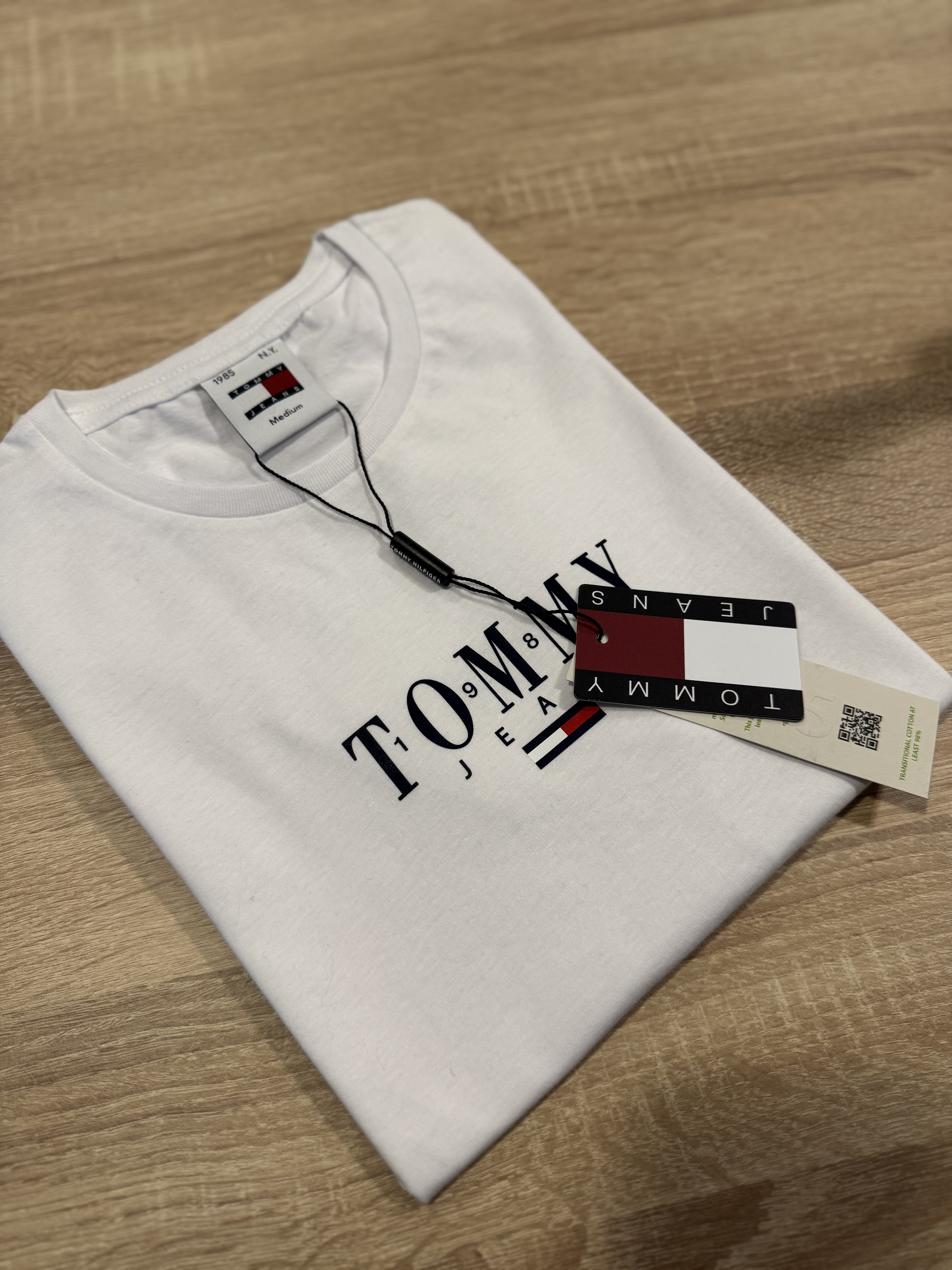Koszulka Damska Tommy Jeans Biała - obrazek 3
