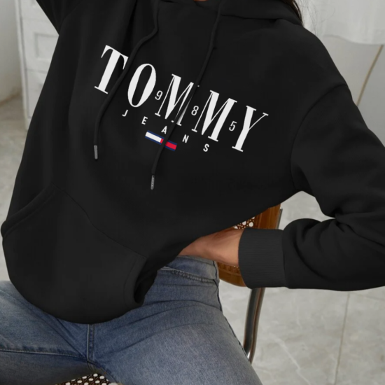 czarna bluza damska tommy jeans