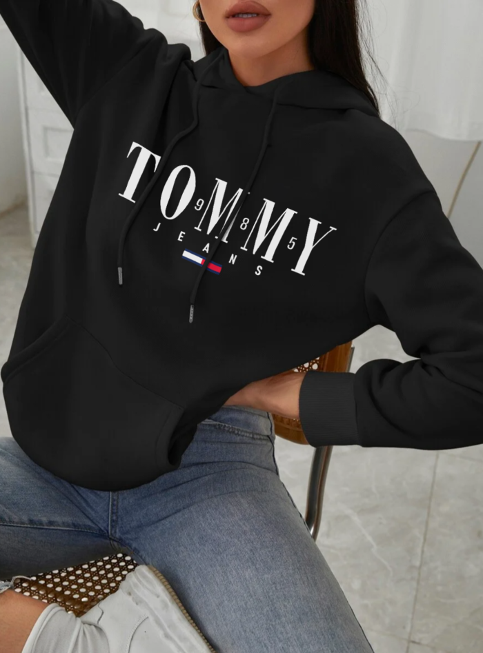 czarna bluza damska tommy jeans