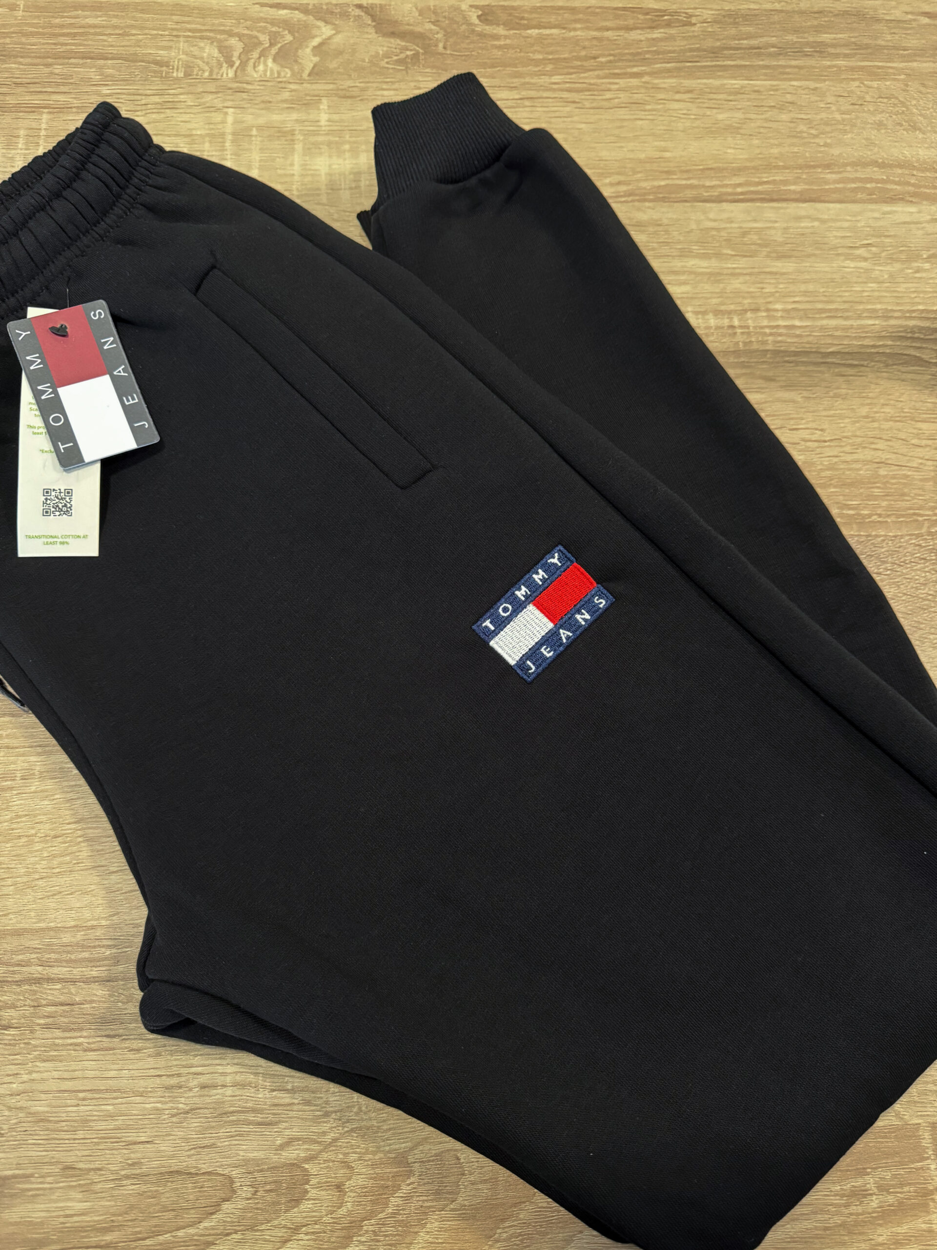 Spodnie Męskie Tommy Jeans Czarne - obrazek 2