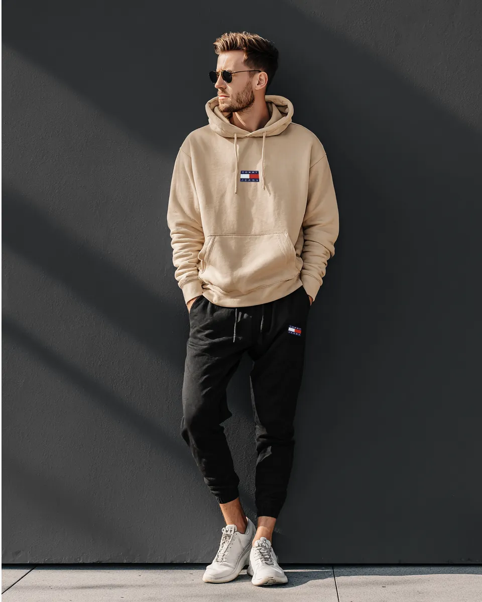 Spodnie Męskie Tommy Jeans Czarne - obrazek 4