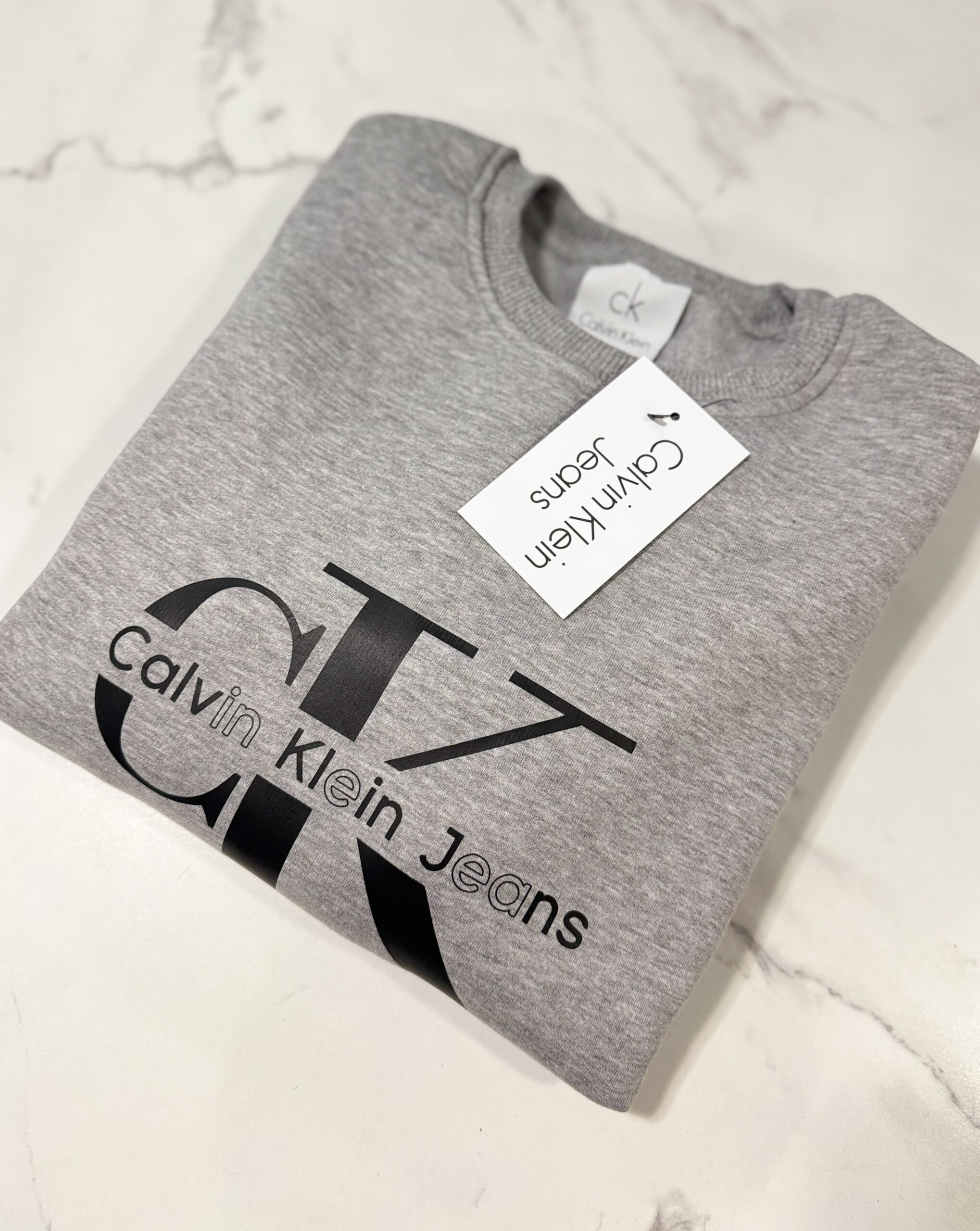 Bluza Męska Calvin Klein Szara - obrazek 2