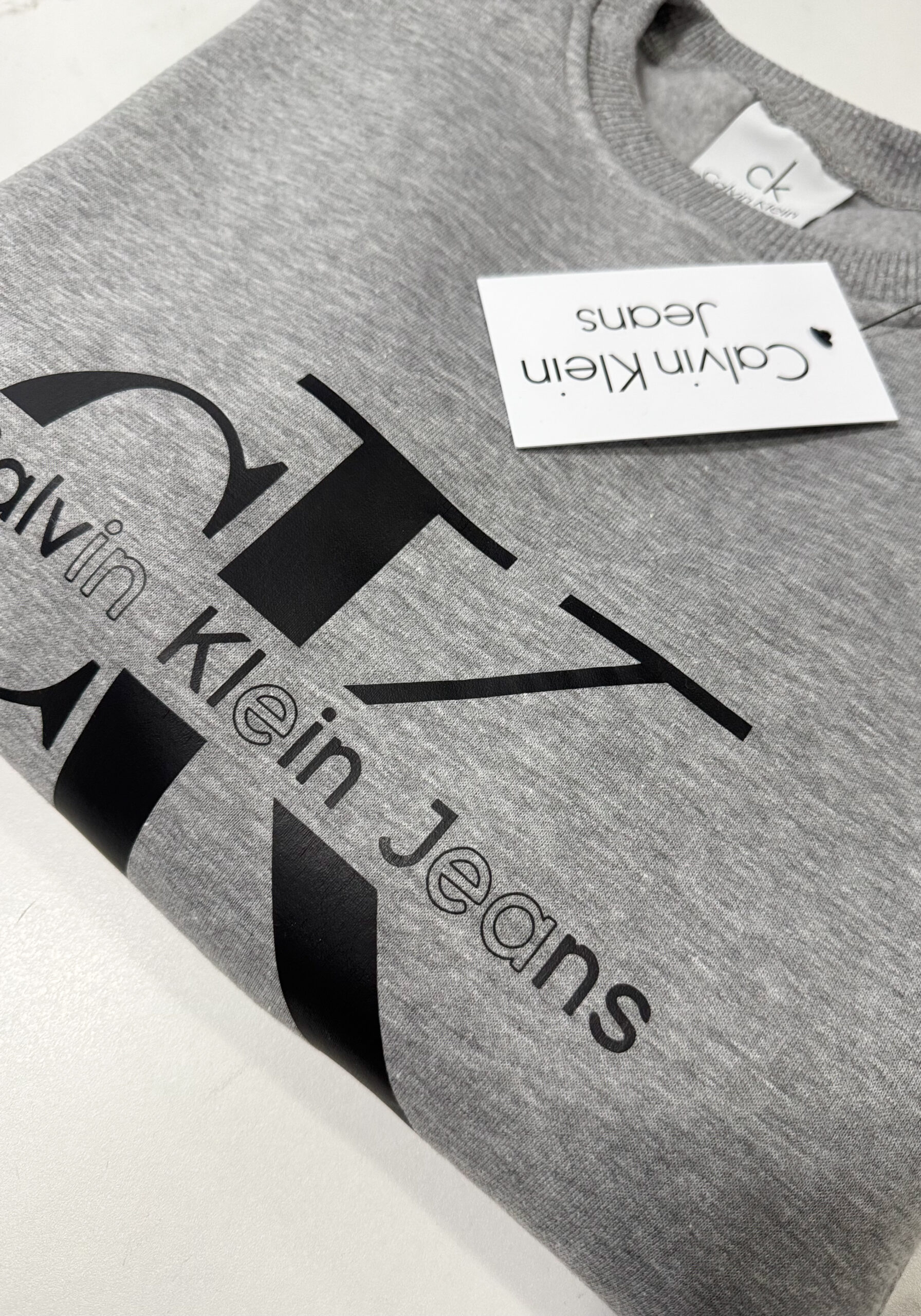 Bluza Męska Calvin Klein Szara - obrazek 3