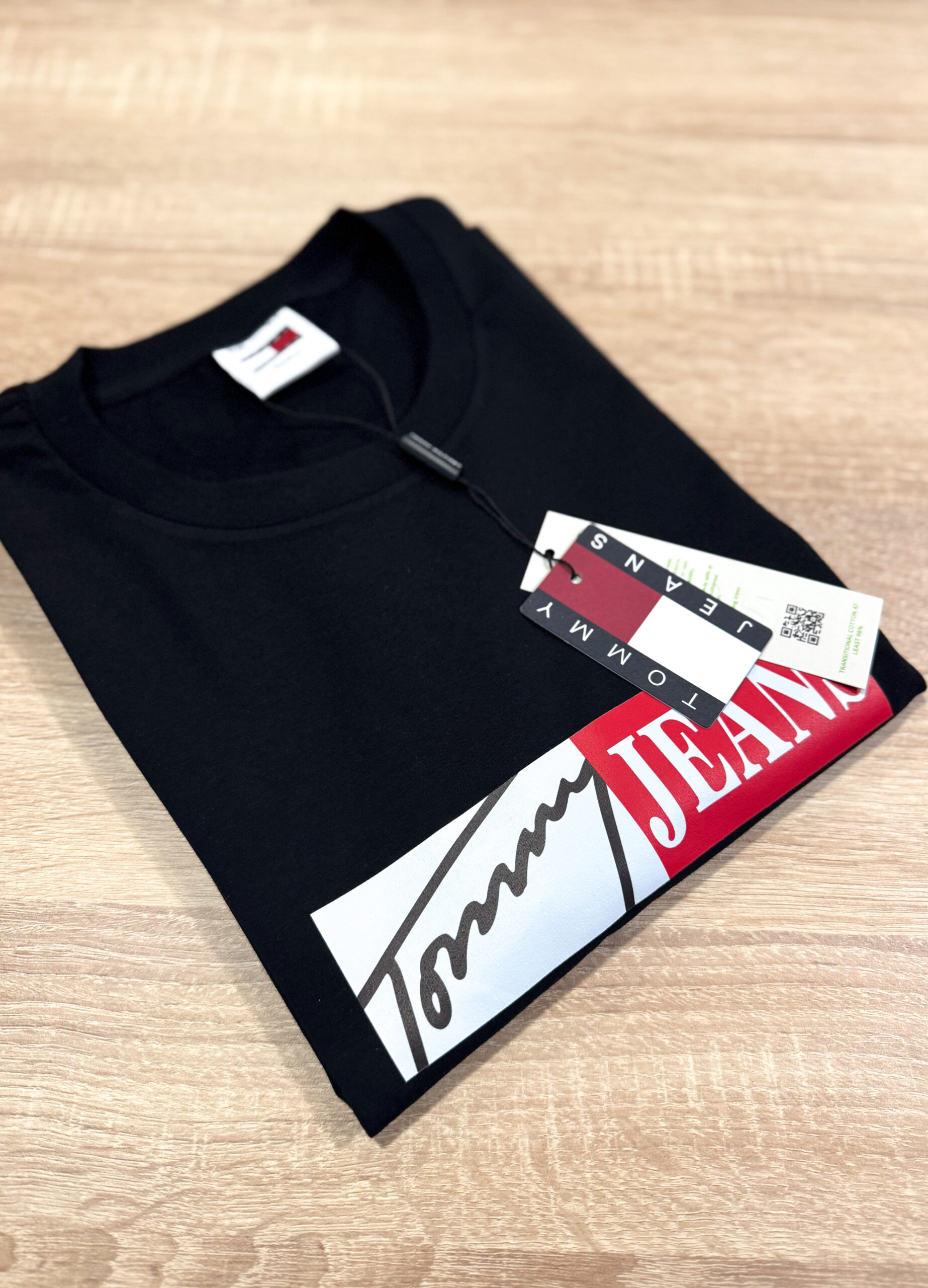 Koszulka Męska Tommy Jeans Czarna - obrazek 3