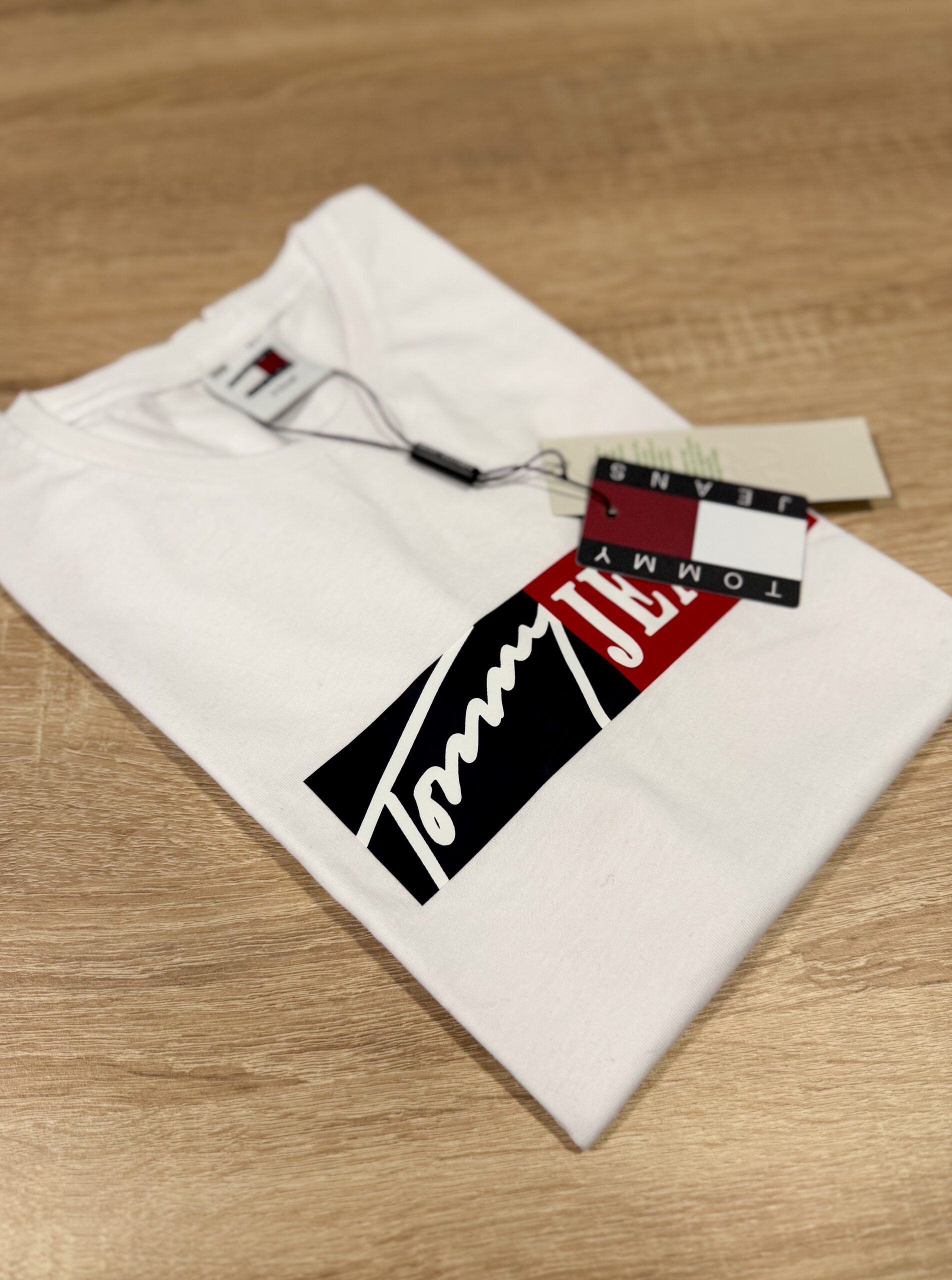 Koszulka Damska Tommy Jeans Biała - obrazek 2