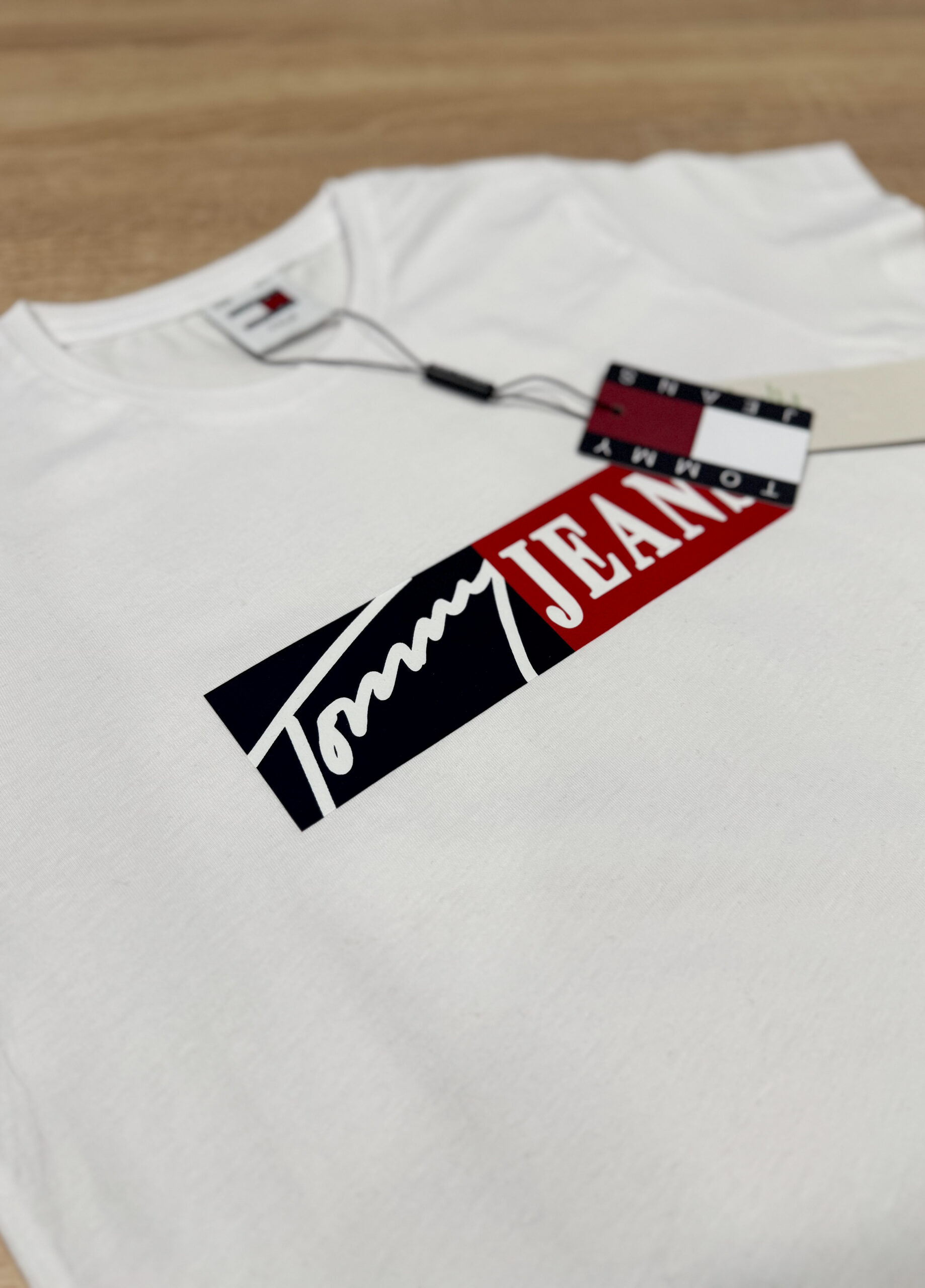 Koszulka Damska Tommy Jeans Biała - obrazek 3