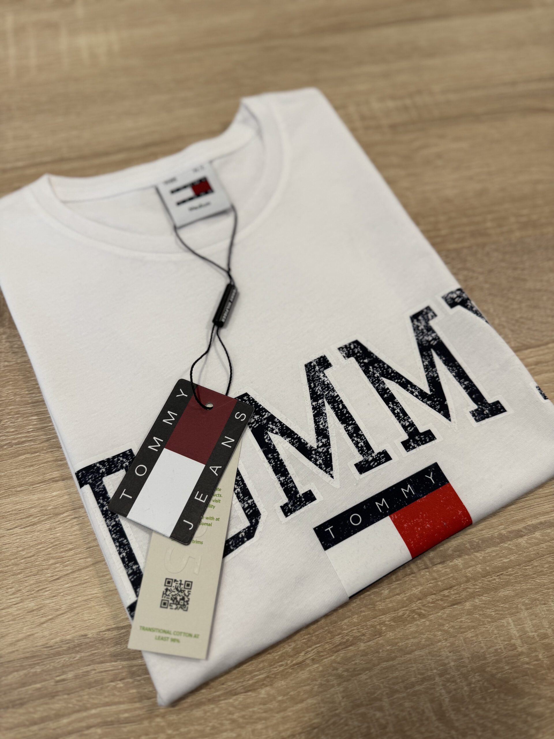 Koszulka Damska Tommy Jeans Biała - obrazek 3