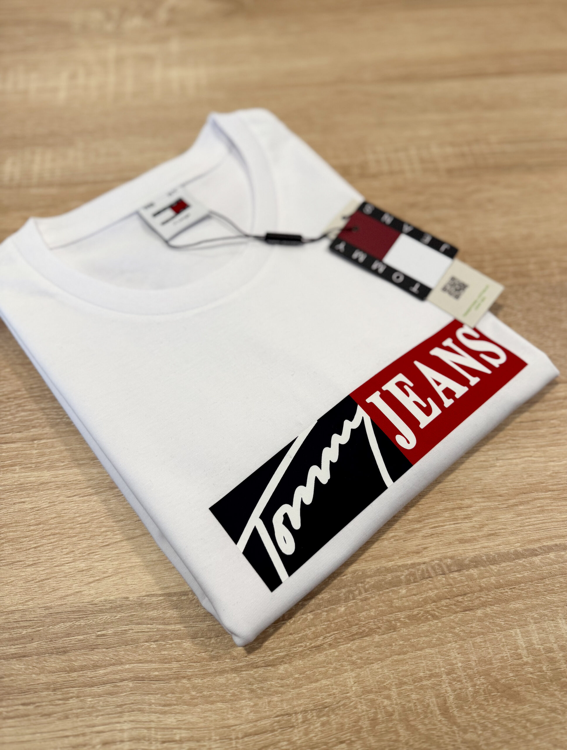 Koszulka Męska Tommy Jeans Biała - obrazek 3