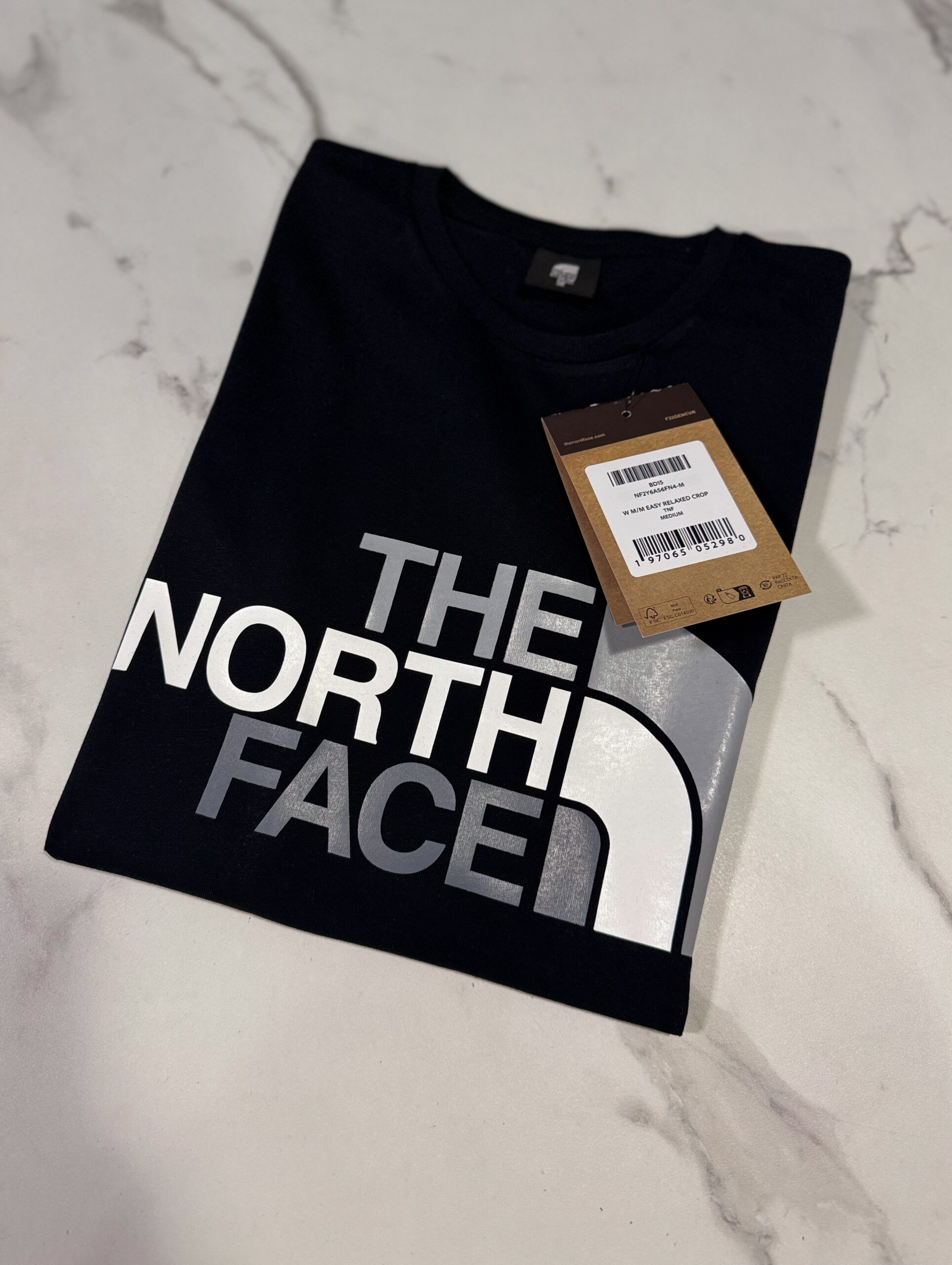 Koszulka Damska The North Face Czarna - obrazek 3