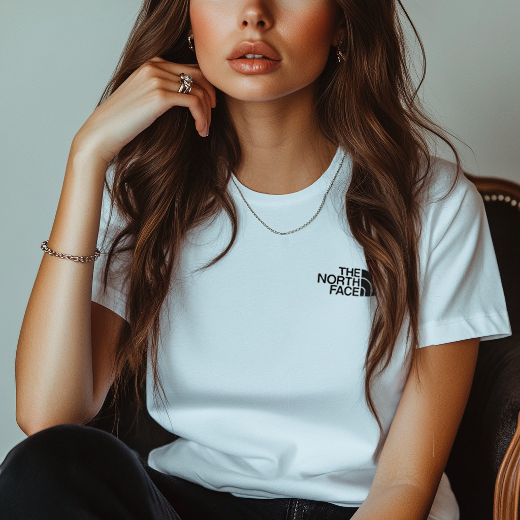 Koszulka Damska The North Face Biała - obrazek 2