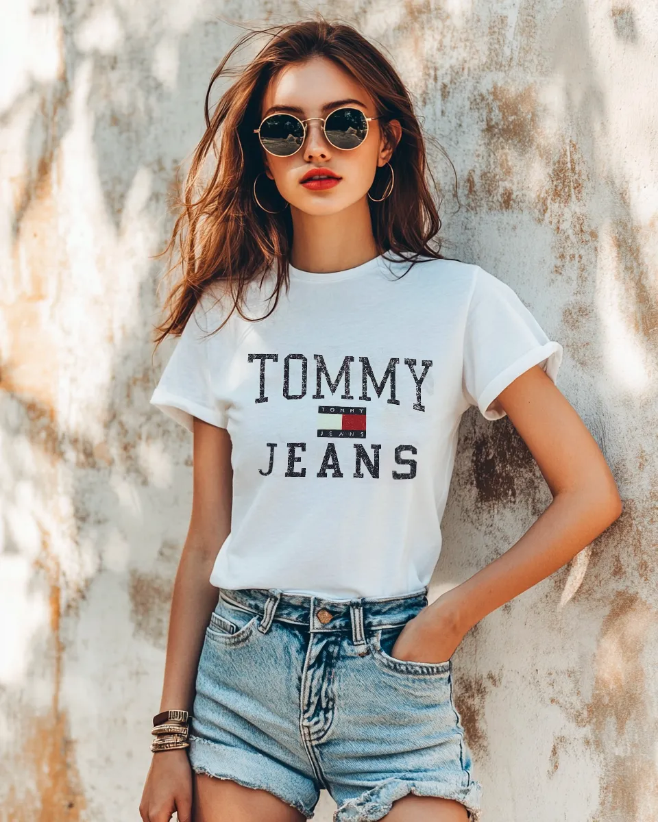 Koszulka Damska Tommy Jeans Biała