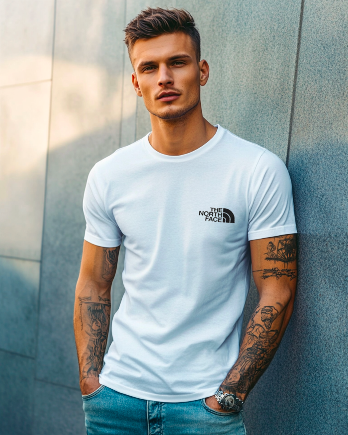 Koszulka Męska The North Face Biała - obrazek 2