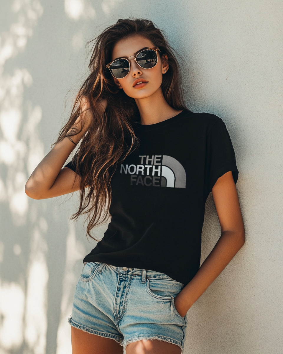 Koszulka Damska The North Face Czarna - obrazek 2
