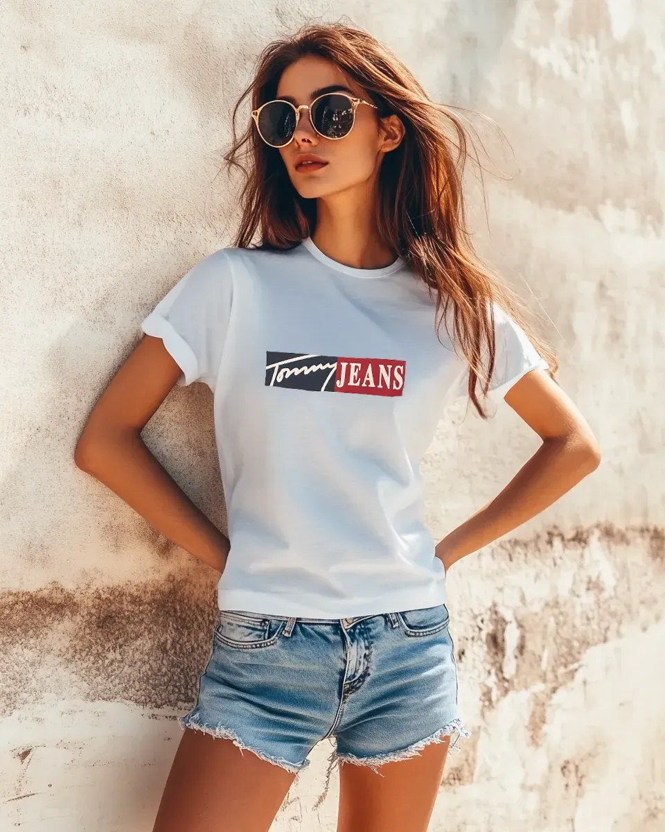 Koszulka Damska Tommy Jeans Biała