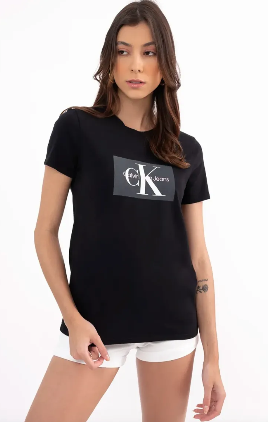 Koszulka Damska Calvin Klein Czarna