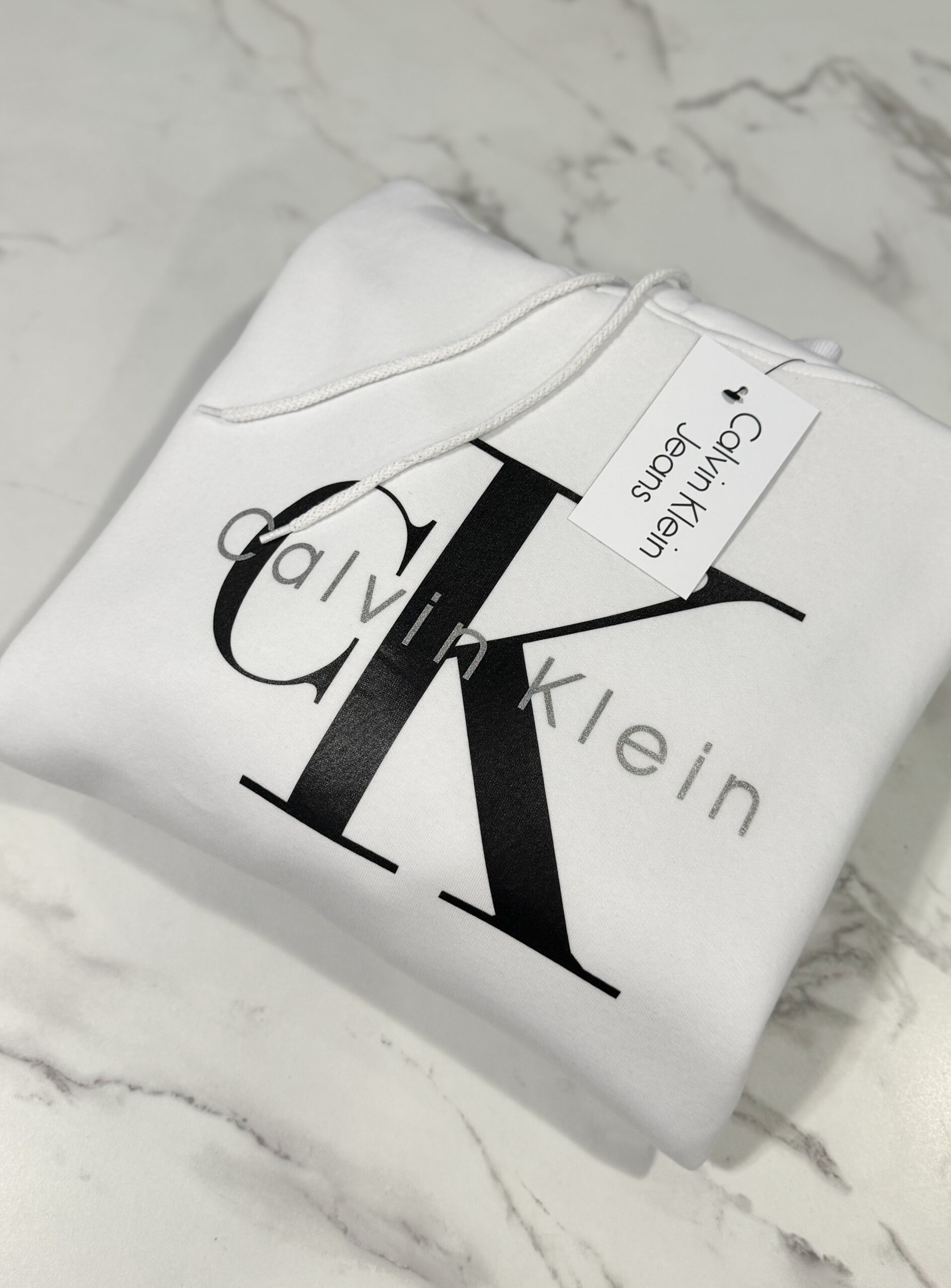 Bluza Calvin Klein Męska Biała - obrazek 2