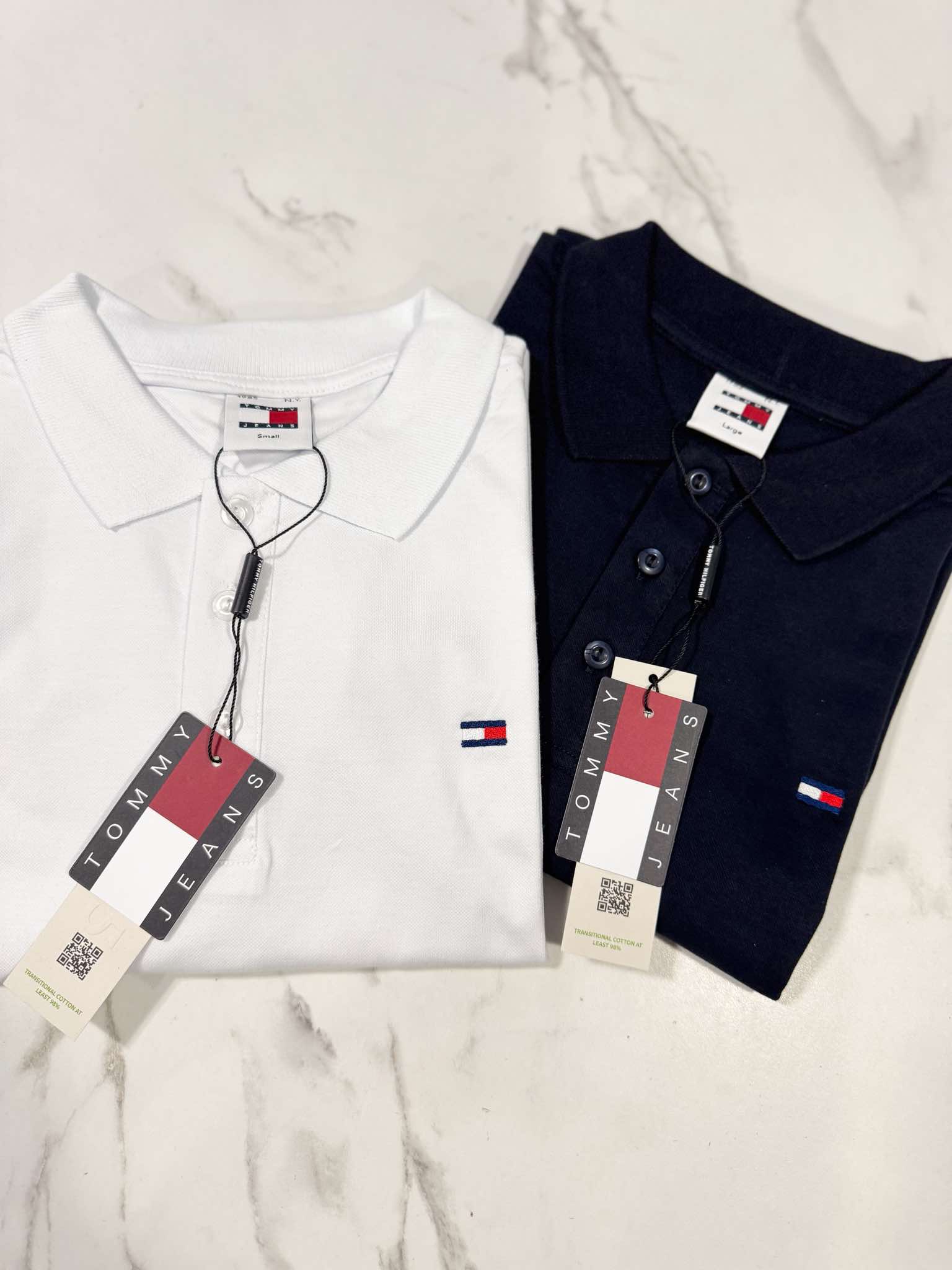 Koszulka POLO Męska Tommy Jeans Granatowa - obrazek 5