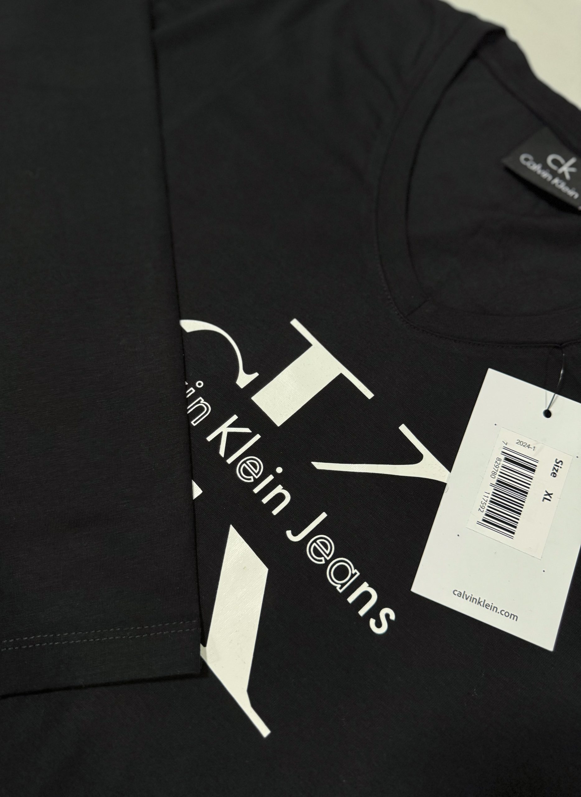 Koszulka Męska Calvin Klein Z Długim Rękawem Longsleeve - obrazek 4