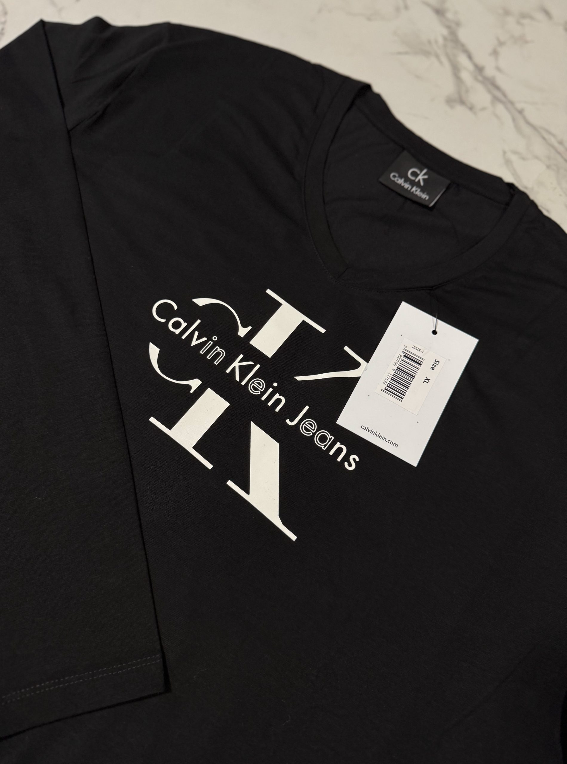 Koszulka Męska Calvin Klein Z Długim Rękawem Longsleeve - obrazek 3