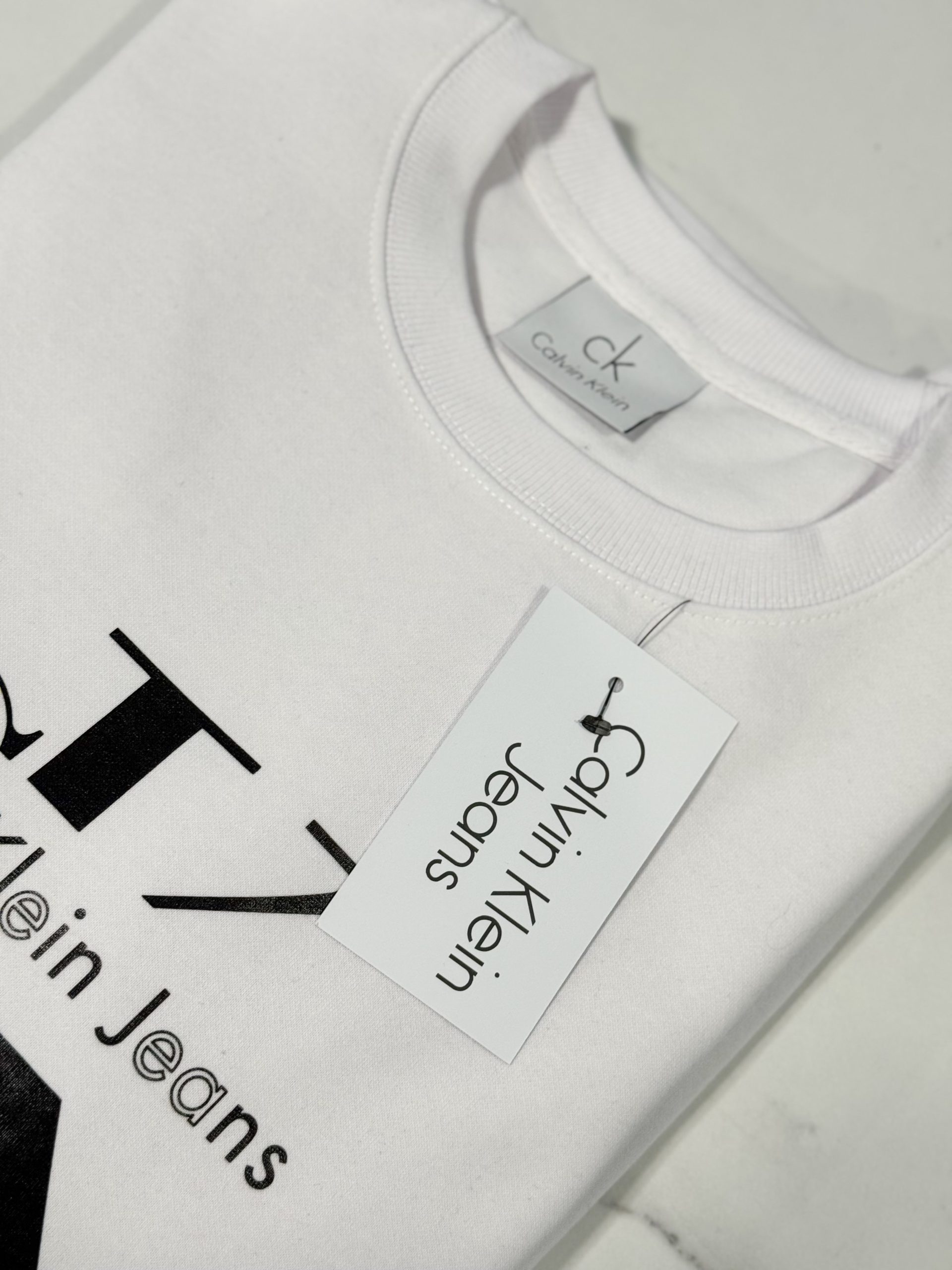 Bluza Męska Calvin Klein Biała - obrazek 2